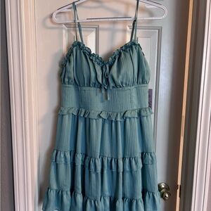 Wild Fable Mint Green Tiered Dress